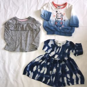 Oshkosh Dress and Sweatsuit/ Cat and Jack